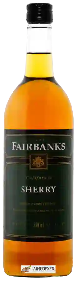 Winery Fairbanks - California Sherry