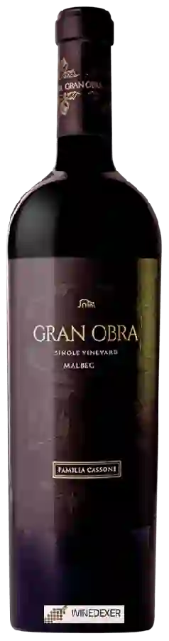 Bodega Familia Cassone - Gran Obra Single Vineyard Malbec Bodega Familia Cassone - Gran Obra Single Vineyard Malbec