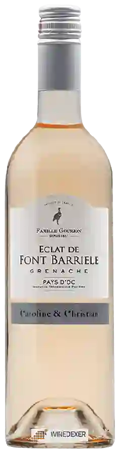 Winery Famille Gourjon - Caroline & Christian Eclat de Font Barrièle Rosé