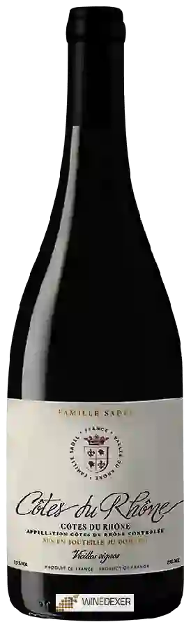Winery Famille Sadel - Côtes du Rhône Rouge Winery Famille Sadel - Côtes du Rhône Rouge