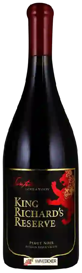 Winery Fantesca Estate - King Richard's Reserve Pinot Noir Winery Fantesca Estate - King Richard's Reserve Pinot Noir