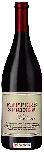 Winery Fetters Springs - Pinot Noir