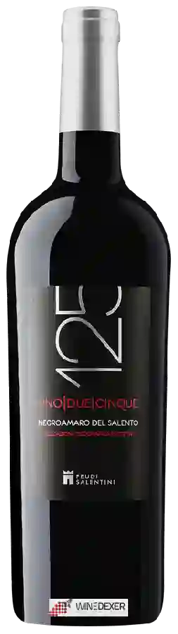 Winery Feudi Salentini - 125 Uno Due Cinque Negroamaro del Salento Winery Feudi Salentini - 125 Uno Due Cinque Negroamaro del Salento