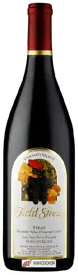 Winery Field Stone - Vineyard Select Marion's Block Syrah