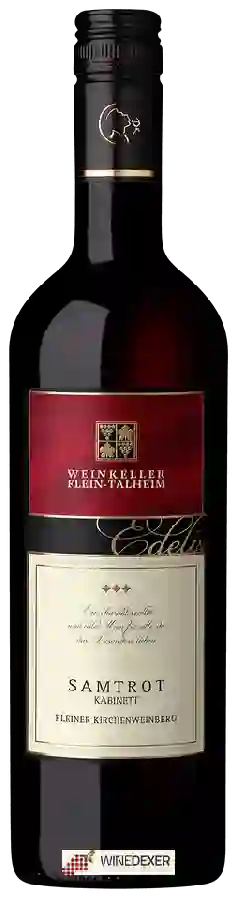 Winery Flein-Talheim - Edelis Fleiner Kirchenweinberg Samtrot Kabinett Winery Flein-Talheim - Edelis Fleiner Kirchenweinberg Samtrot Kabinett