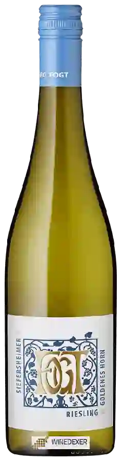 Winery Fogt - Siefersheimer Goldenes Horn Riesling Winery Fogt - Siefersheimer Goldenes Horn Riesling