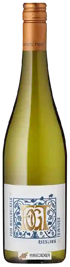 Winery Fogt - Vom Muschelkalk Riesling Feinherb Winery Fogt - Vom Muschelkalk Riesling Feinherb