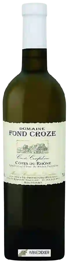 Domaine Fond Croze - Cuvée Confidence Côtes du Rhône Blanc