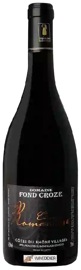 Domaine Fond Croze - Cuvée Romanaise Côtes du Rhône Villages