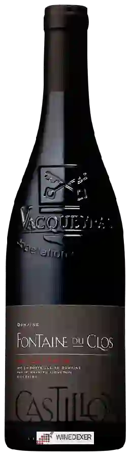 Fontaine du Clos - Castillon Vacqueyras