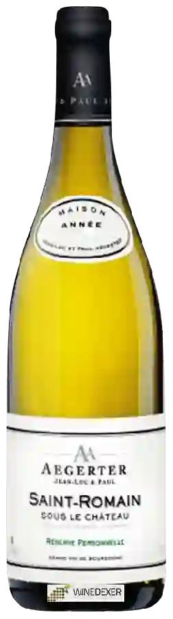 Winery Aegerter - Réserve Personnelle Saint-Romain 'Sous Le Chateau' Winery Aegerter - Réserve Personnelle Saint-Romain 'Sous Le Chateau'