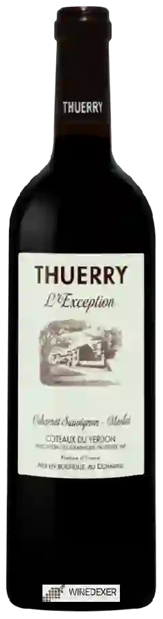 Château Thuerry - L'Exception Cabernet Sauvignon - Merlot Château Thuerry - L'Exception Cabernet Sauvignon - Merlot
