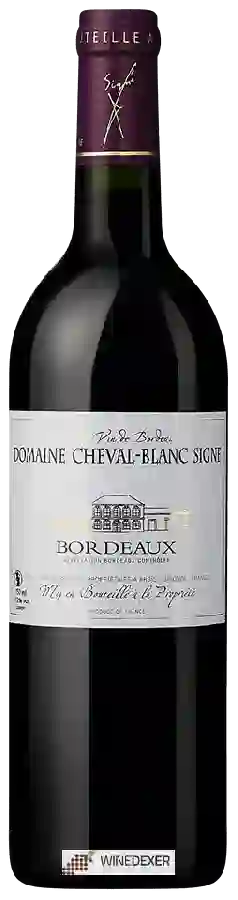 Domaine Cheval-Blanc Signe - Bordeaux Rouge Domaine Cheval-Blanc Signe - Bordeaux Rouge