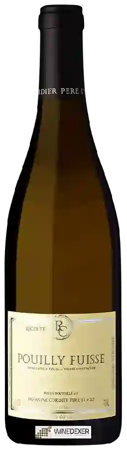 Domaine Cordier Père & Fils - Pouilly-Fuissé Domaine Cordier Père & Fils - Pouilly-Fuissé