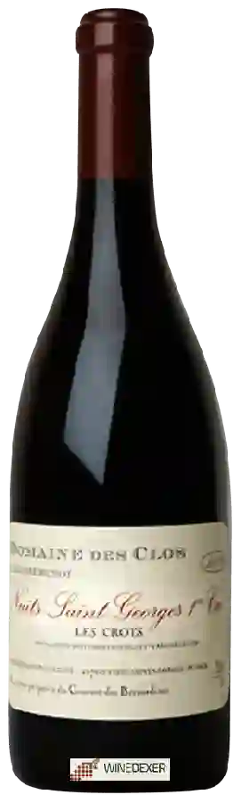 Domaine des Clos - Nuits-Saint-Georges 1er Cru 'Les Crots' Domaine des Clos - Nuits-Saint-Georges 1er Cru 'Les Crots'
