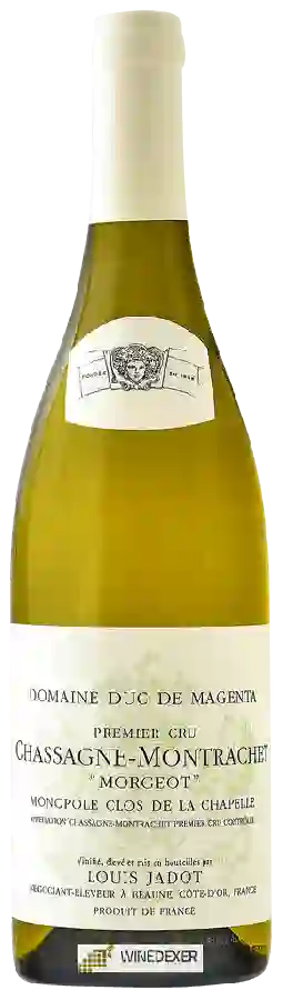 Louis Jadot - Domaine Duc de Magenta - Chassagne-Montrachet 1er Cru Morgeot Monopole Clos de La Chapelle Blanc