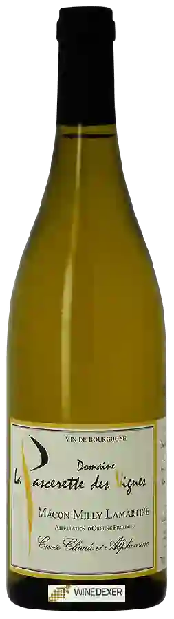 Domaine La Pascerette des Vignes - Cuvée Claude et Alphonsine Mâcon-Milly-Lamartine
