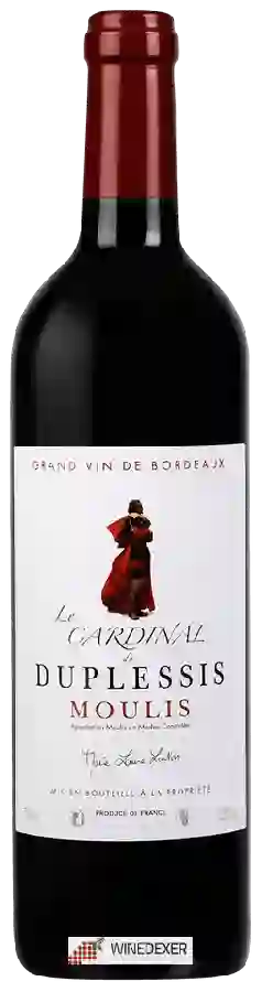 Château Duplessis - Le Cardinal de Duplessis Moulis Château Duplessis - Le Cardinal de Duplessis Moulis