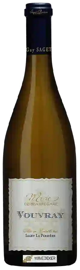 Winery Guy Saget - Marie de Beauregard Vouvray Winery Guy Saget - Marie de Beauregard Vouvray