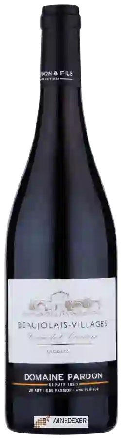 Winery Pardon & Fils - Cuvée de l'Ermitage Beaujolais-Villages Winery Pardon & Fils - Cuvée de l'Ermitage Beaujolais-Villages