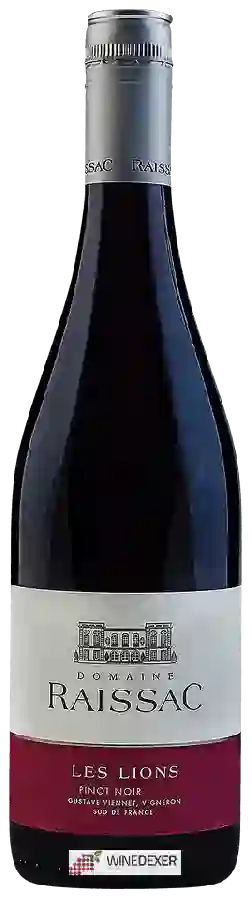 Château de Raissac - Les Lions Pinot Noir Château de Raissac - Les Lions Pinot Noir