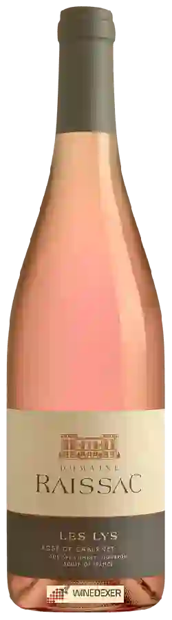Château de Raissac - Les Lys Rosé de Cabernet Château de Raissac - Les Lys Rosé de Cabernet