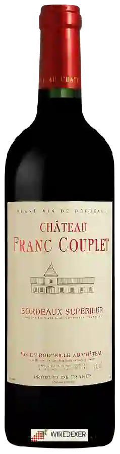 Château Franc Couplet - Bordeaux Supérieur Château Franc Couplet - Bordeaux Supérieur