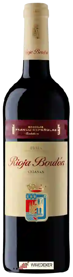 Winery Franco-Espanolas - Rioja Bordón Crianza Winery Franco-Espanolas - Rioja Bordón Crianza