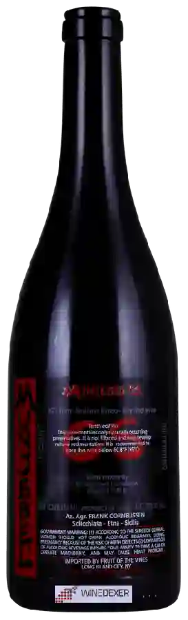 Winery Frank Cornelissen - MunJebel CS Rosso
