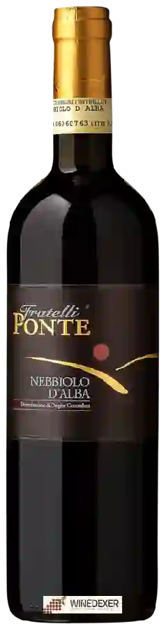 Winery Fratelli Ponte - Nebbiolo d'Alba Winery Fratelli Ponte - Nebbiolo d'Alba