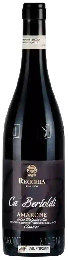 Winery Recchia - Cà Bertoldi Amarone della Valpolicella Classico Winery Recchia - Cà Bertoldi Amarone della Valpolicella Classico