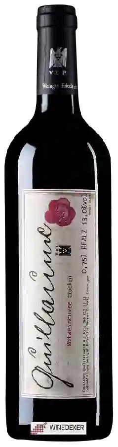 Winery Friedrich Becker - Guillaume Rotwein Cuvée Trocken