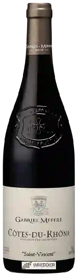 Winery Gabriel Meffre - Côtes-Du-Rhône Saint-Vincent Rouge Winery Gabriel Meffre - Côtes-Du-Rhône Saint-Vincent Rouge