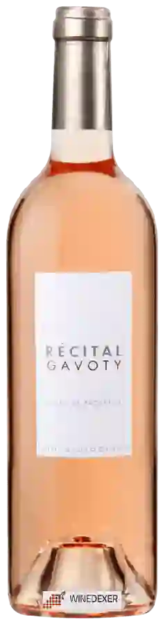 Winery Gavoty - Récital Côtes de Provence Rosé Winery Gavoty - Récital Côtes de Provence Rosé