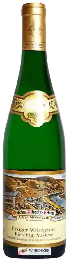 Winery Alfred Merkelbach - Geschw Albertz-Erben - Ürziger Würzgarten Riesling Auslese Winery Alfred Merkelbach - Geschw Albertz-Erben - Ürziger Würzgarten Riesling Auslese