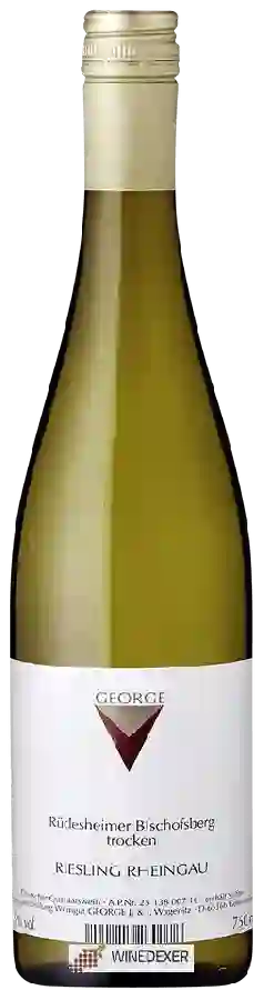 Winery George - Rüdesheimer Bischofsberg Riesling Trocken Winery George - Rüdesheimer Bischofsberg Riesling Trocken