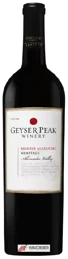 Winery Geyser Peak - Reserve Alexandre Meritage