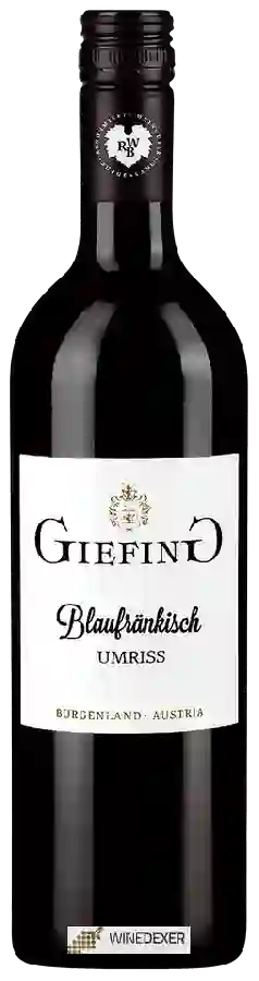Winery Giefing - Blaufränkisch Ried Umriss Winery Giefing - Blaufränkisch Ried Umriss