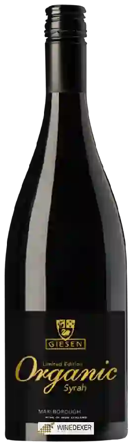 Winery Giesen - Limited Edition Organic Syrah