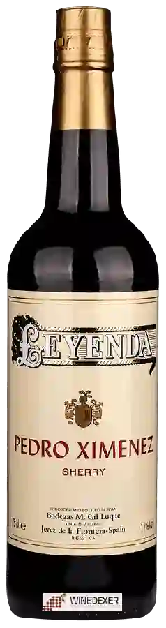 Winery Gil Luque - Leyenda Pedro Ximénez Sherry