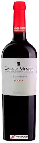 Winery Gimenez Mendez - Alta Reserva Tannat