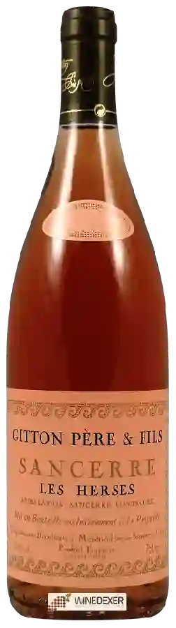 Winery Gitton Père & Fils - Les Herses Sancerre Rosé Winery Gitton Père & Fils - Les Herses Sancerre Rosé