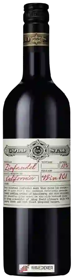 Winery Gold Star - Bin 801 Zinfandel Winery Gold Star - Bin 801 Zinfandel