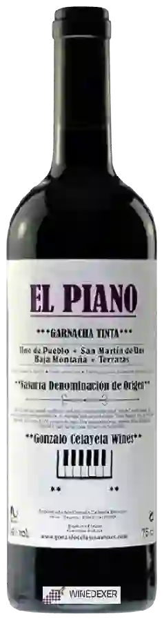 Winery Gonzalo Celayeta - El Piano Garnacha Tinta Winery Gonzalo Celayeta - El Piano Garnacha Tinta