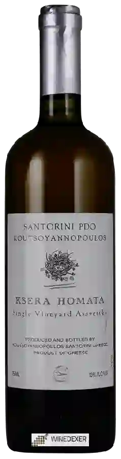 Winery Koutsoyannopoulos - Assyrtiko Single Vineyard Ksera Homata