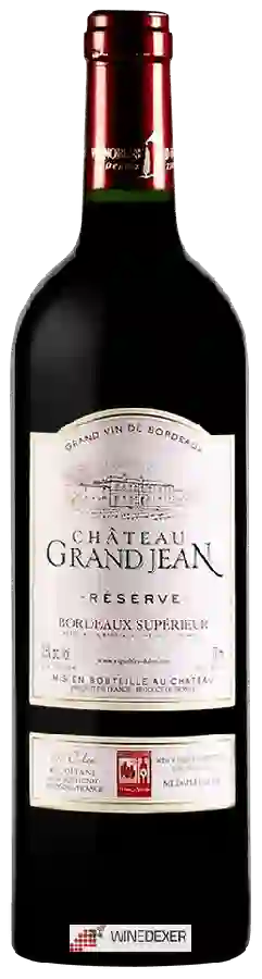Château Grand-Jean - Réserve Bordeaux Supérieur Château Grand-Jean - Réserve Bordeaux Supérieur