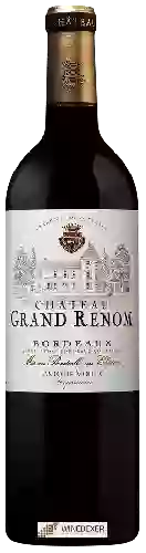 Château Grand Renom - Bordeaux