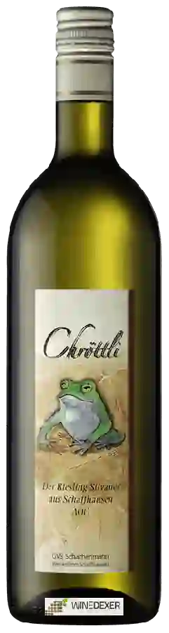 Winery GVS Schachenmann - Chröttli Riesling - Silvaner Winery GVS Schachenmann - Chröttli Riesling - Silvaner