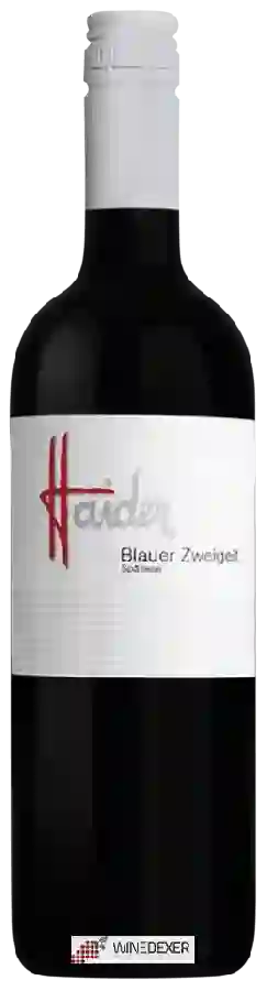 Winery Haider - Blauer Zweigelt Spätlese