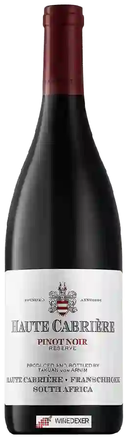 Winery Haute Cabrière - Pinot Noir Réserve